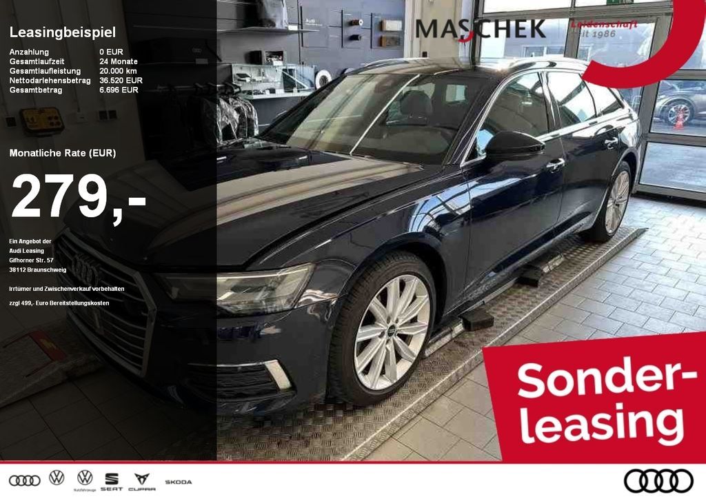 Audi A6 Avant 45 TFSI quat. Pano Memory ACC RearView Leasing