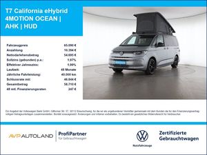 Volkswagen T7 California eHybrid 4MOTION OCEAN | AHK | HUD