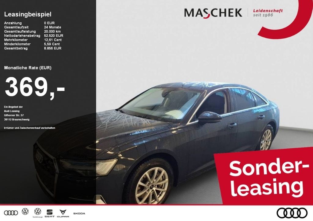 Audi A6 Limousine 45 TDI S tronic NP93 HUD 360° B&O N Leasing