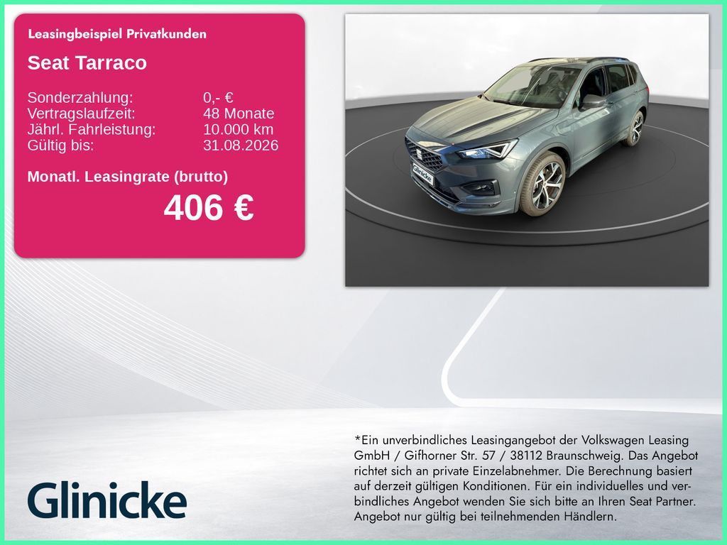 Seat Tarraco 1.4 eHybrid FR AHK LED LM 19