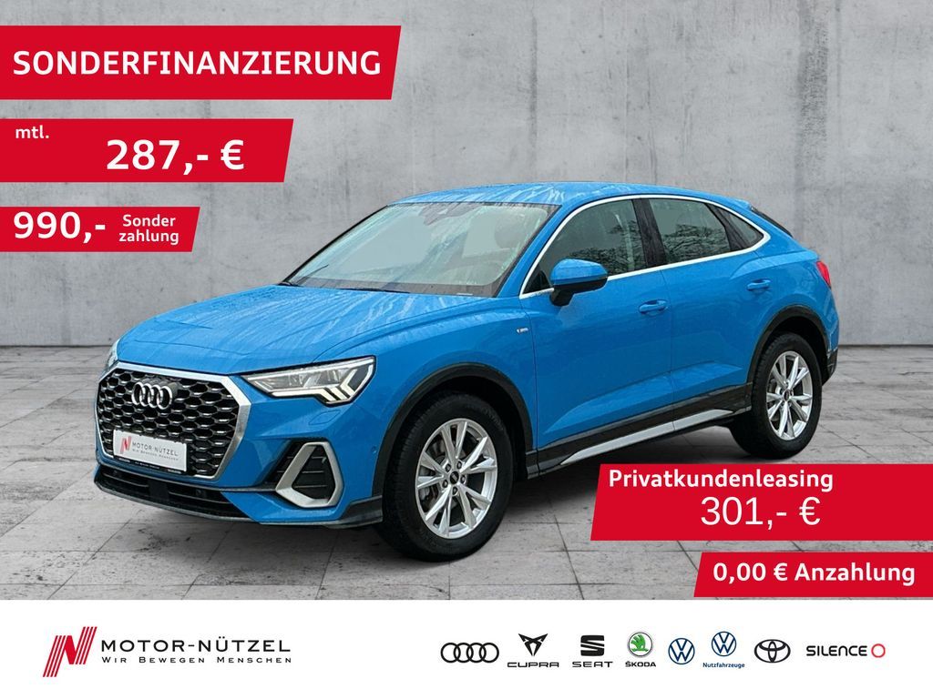 Audi Q3 Sportback 35 TFSI S-TR S-LINE 5JG+MATRIX+AHK Leasing