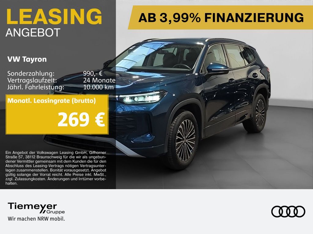 Volkswagen Tayron 2.0 TDI DSG 4M LIFE MATRIX 7-SITZE AHK Leasing