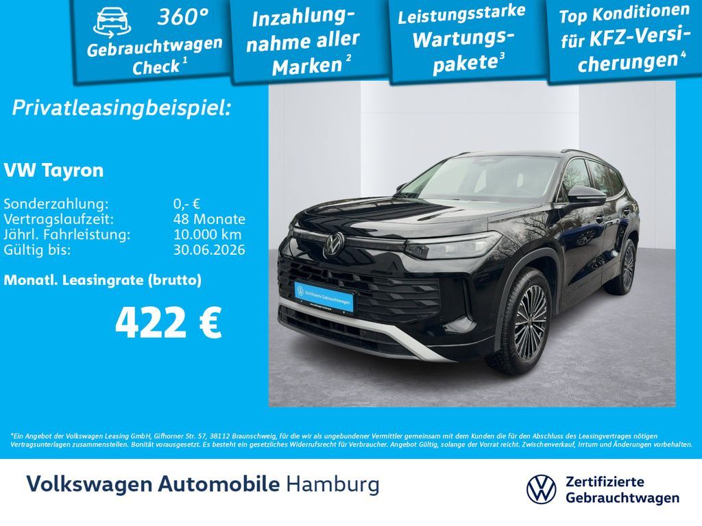 Volkswagen Tayron 1.5 TSI eHybrid Life DSG AHK Ganzjahresre Leasing