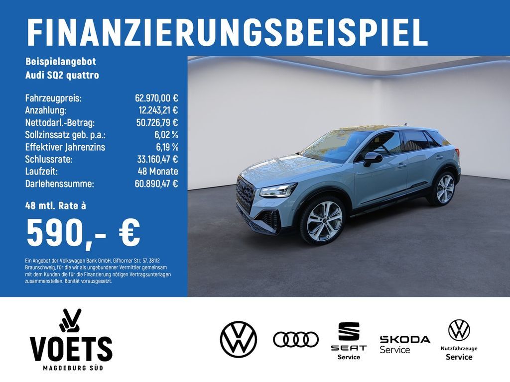 Audi SQ2 quattro MATRIX+PANO+AHK+SONOS Leasing
