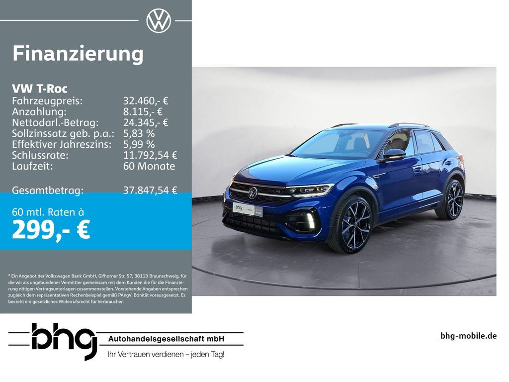 Volkswagen T-Roc R 2.0 l TSI 4MOTION Blackstyle Performance Leasing
