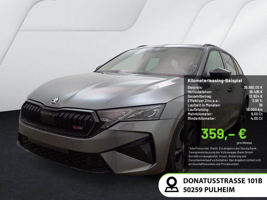 Skoda Octavia 2.0 TSI RS HUD NAVI MATRIX-LED AHK PANO Leasing