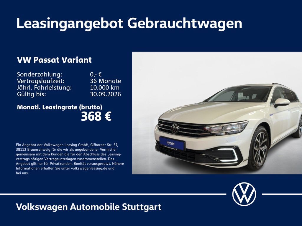 Volkswagen Passat Variant 1.4 TSI Hybrid GTE Kamera AHK Kli Leasing