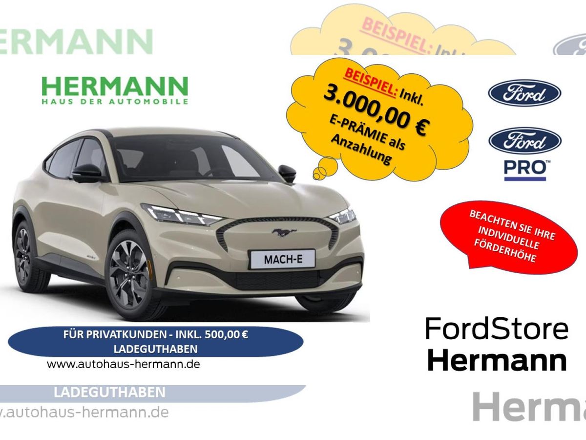 Ford Mustang Mach-E Std. Range*ACC*TWA*LED*WÄRMEPUMPE*SYNC Leasing