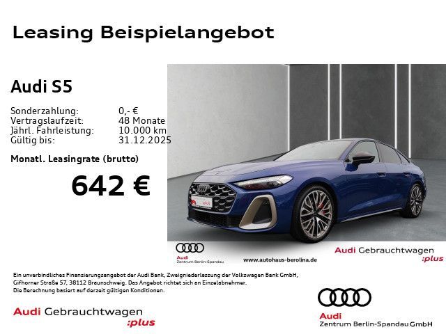 Audi S5 Lim. edition one *PANO*MATRIX*B&O*HuD*360°* Leasing