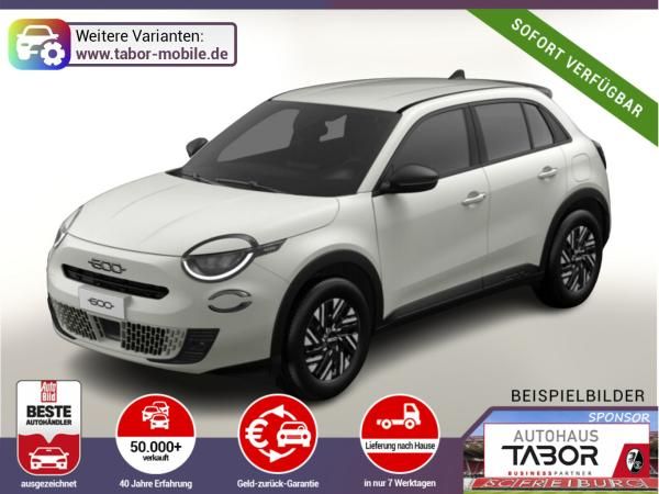 Fiat 600 RED -OBC CarPlay Wärmepumpe PDC LED DigC Leasing