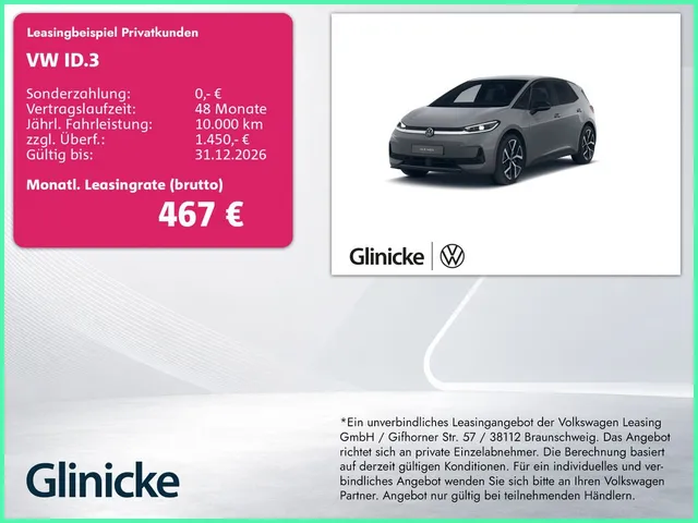 Volkswagen ID.3 Neo Life 140 kW (190 PS) 58 kWh | WäPu