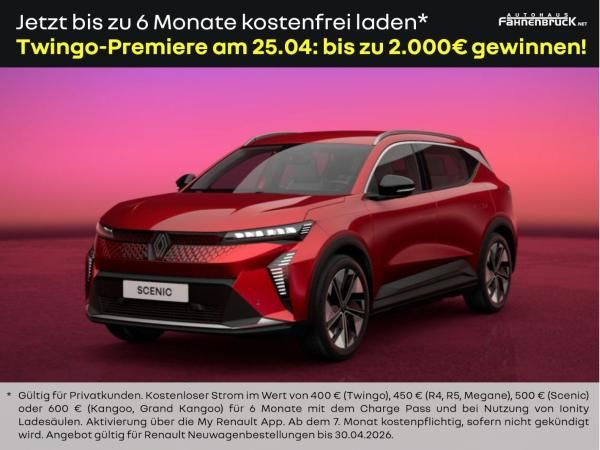 Renault Scenic E-Tech Scenic E-TECH Evolution 170 Comfort Range Leasing