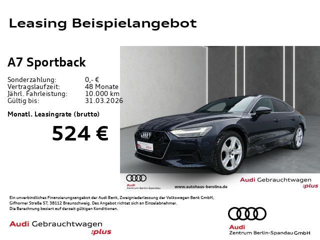 Audi A7 Sportback 45 TDI qu. S tronic *PANO*HuD*AHK* Leasing