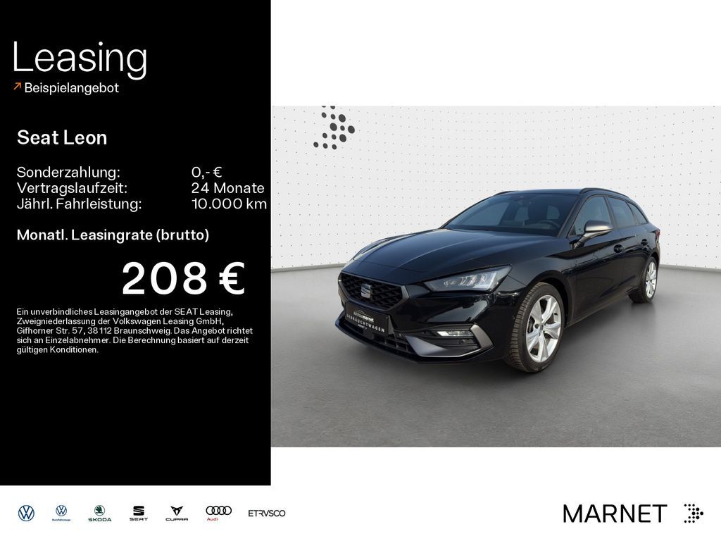 Seat Leon Sportstourer 2.0 TDI FR DSG* Navi*AHK*Kamer Leasing