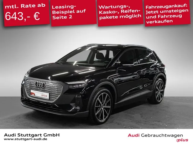 Audi Q4 e-tron 40 Pano Standklima Kamera Keyless 20''