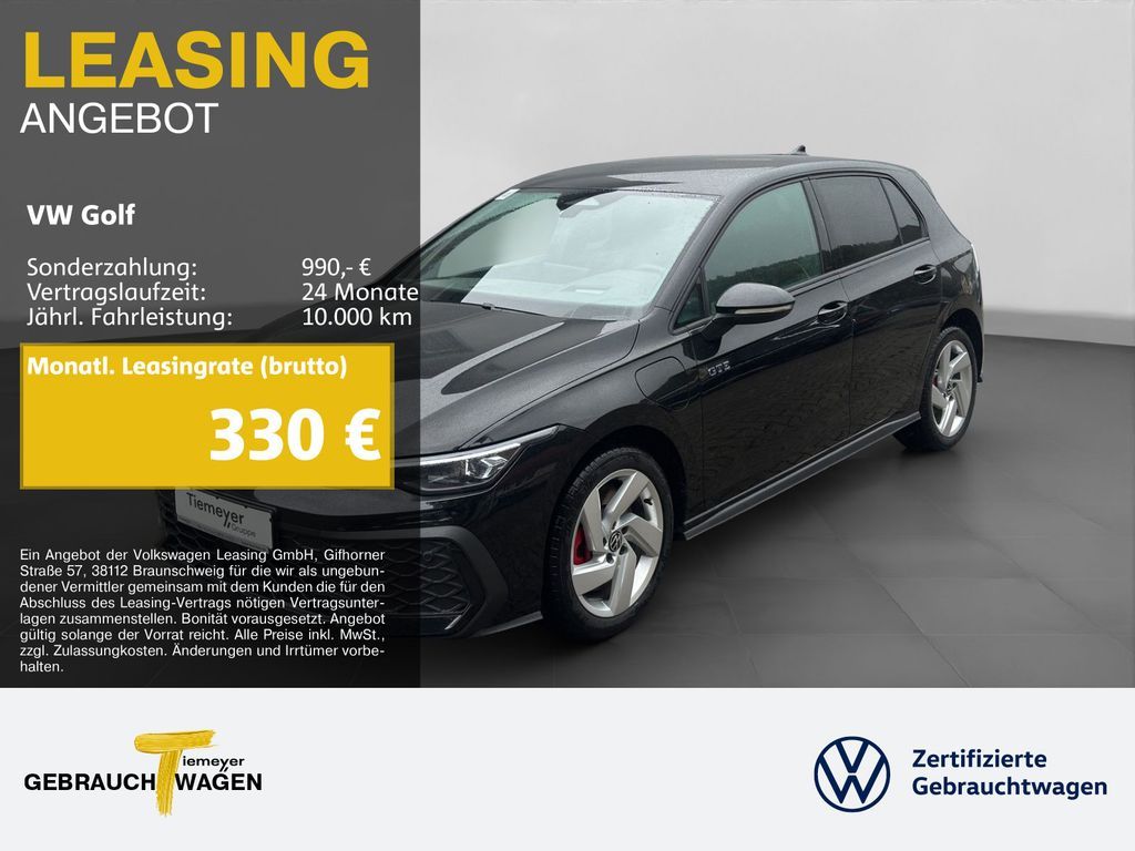 Volkswagen Golf 1.5 eHybrid GTE BLACK IQ.LIGHT HuD NAVI IDA Leasing