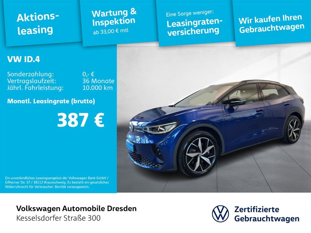 Volkswagen ID.4 GTX PDC LED Navi ACC Leasing