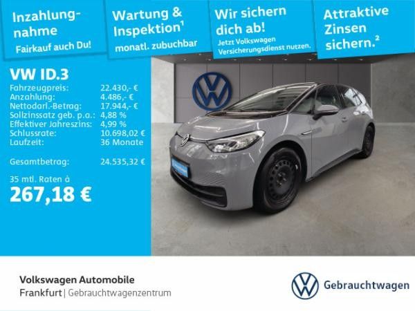 Volkswagen ID.3 Pro FrontAssist LED DAB+ Leasing
