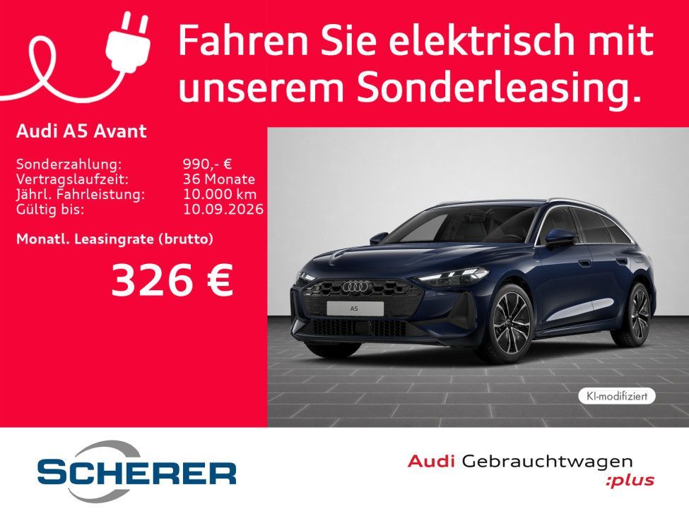 Audi A5 Avant e-hybrid quattro S tronic MATRIX 360° A Leasing