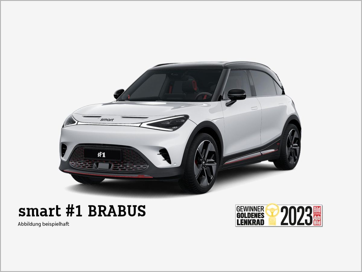smart #1 BRABUS MY27⚡(Allrad/Ambient/Head-up/Soundsystem/Pano/LED+) Leasing