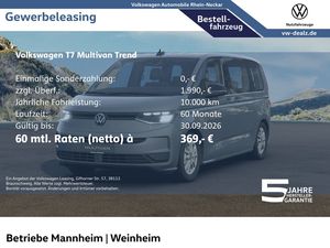 Volkswagen T7 Multivan Trend eHybrid 4MOTION Klima PDC LED