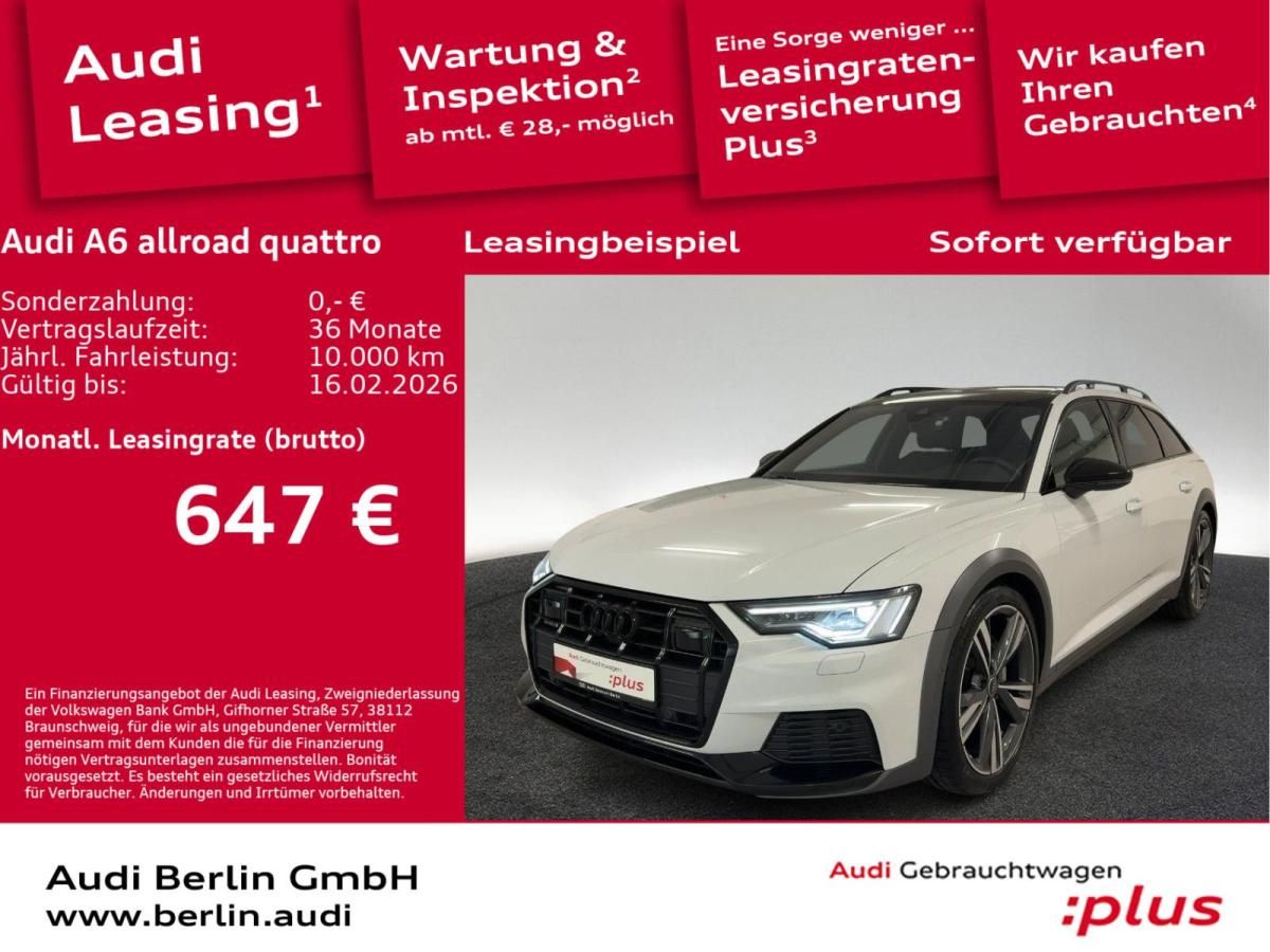 Audi A6 allroad qu. 45 TDI S tr. AHK STDHZ MATRIX RFK Leasing