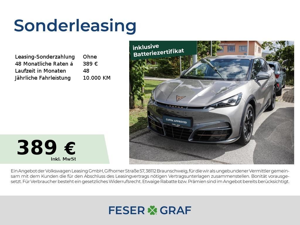 Cupra Tavascan Endurance ACC Navi RüKa Sitzh. Wärmep. Leasing