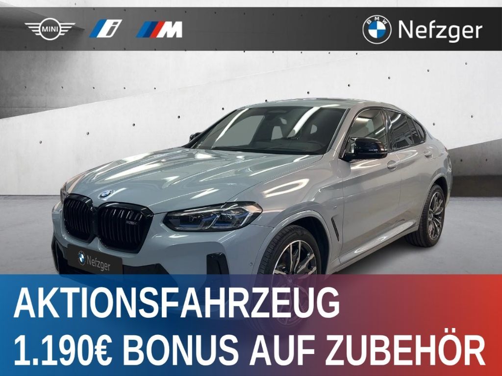 BMW X4 M40 d AHK Park-Assistent H&K PANO HUD LASER Leasing