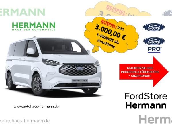 Ford Tourneo Custom Titanium 340L1*BEV*Klima V+H*LED Leasing