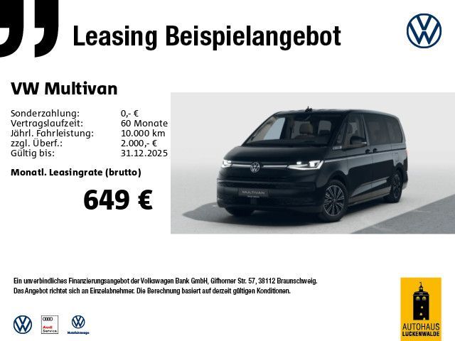 Volkswagen T7 Multivan 2.0 TDI Style LÜ DSG *AHK*HuD*NAV* Leasing
