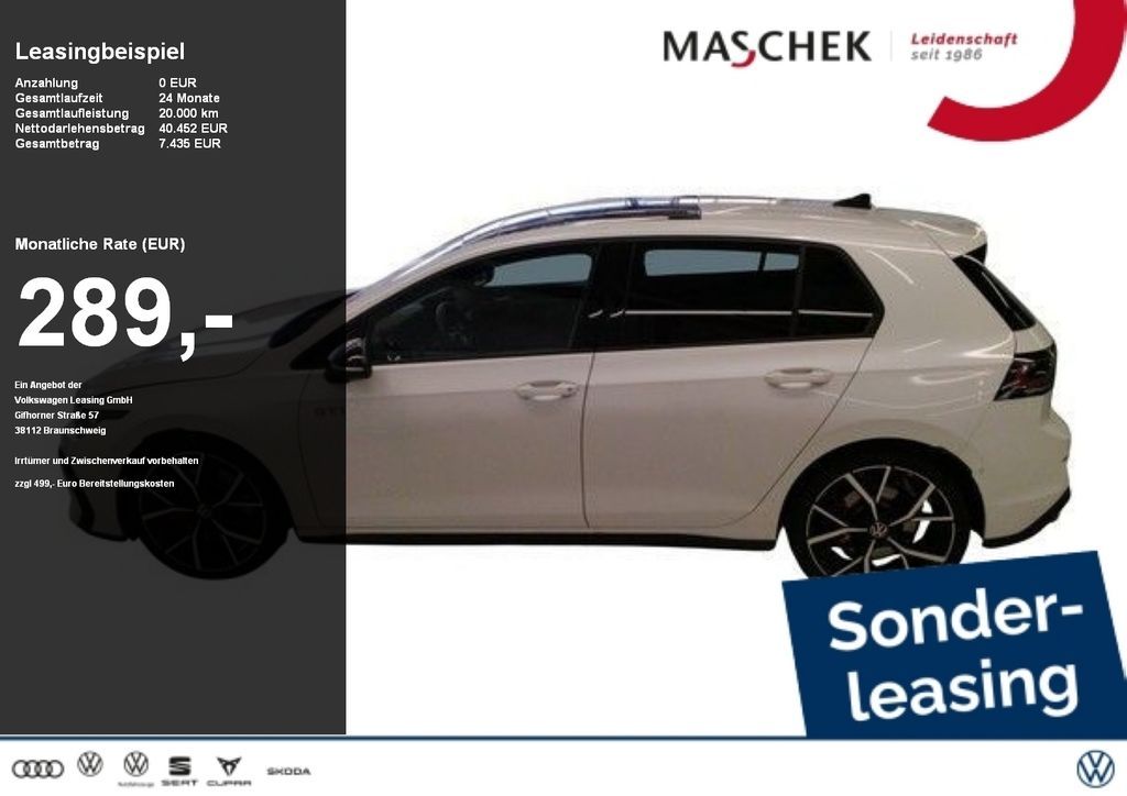 Volkswagen Golf GTI Sonderleasing! Pano AHK HUD Navi AHK Leasing