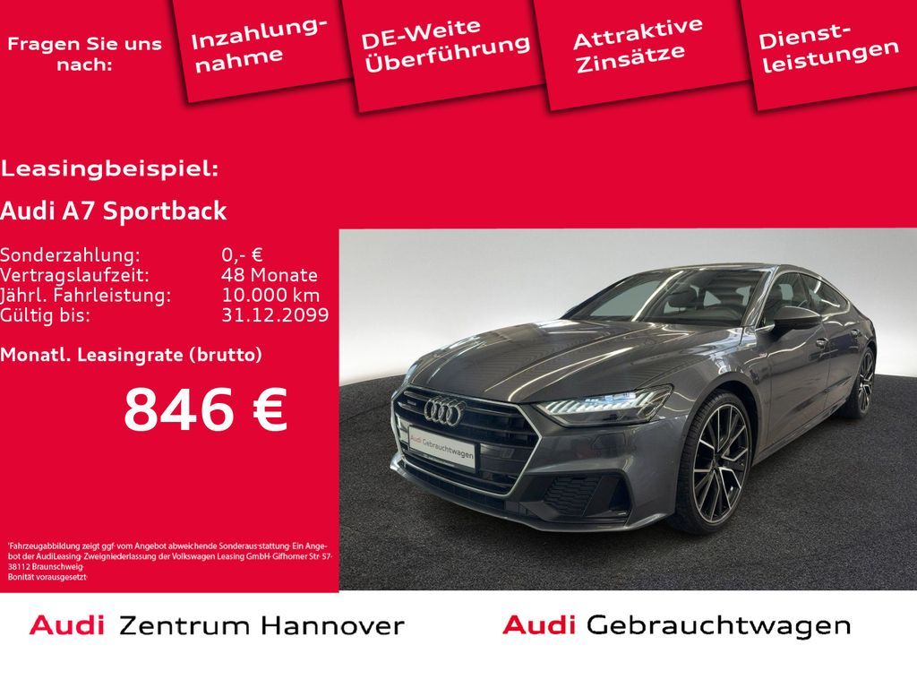 Audi A7 Sportback 55 TFSI quattro HD Matrix AHK Memor Leasing