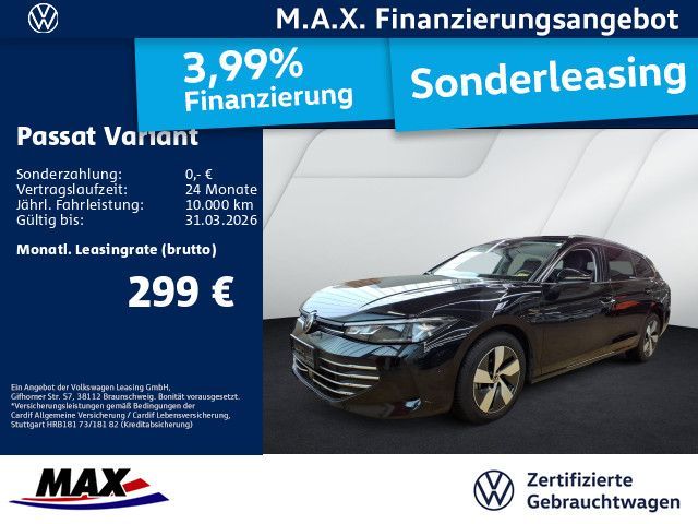 Volkswagen Passat Variant 1.5 eHybrid DSG BUSINESS LED+AHK+ Leasing