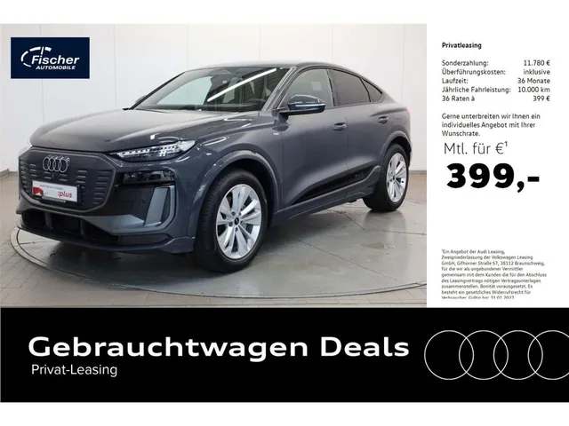 Audi Q6 e-tron Sportback S line AHK/Bei.Dis/20''/Luft