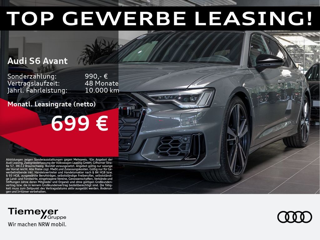 Audi S6 Avant TDI Q 360° PANO LM21 Leasing