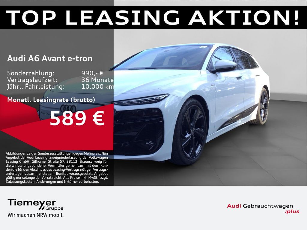 Audi A6 Avant e-tron 2x S LINE PANO LM21 HuD B&O Leasing