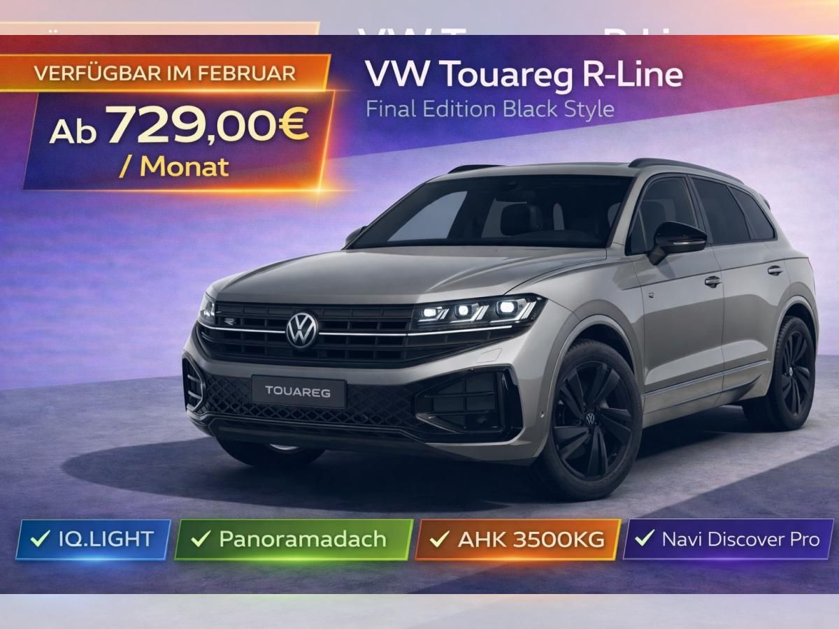 Volkswagen Touareg TDI 286PS R-Line Final Edition Black Style Leasing