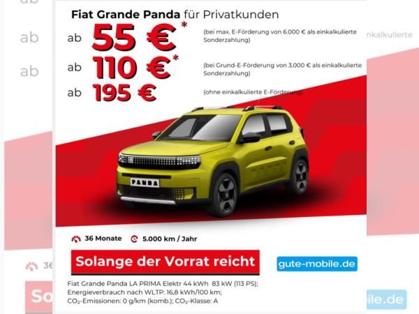 Fiat Grande Panda Elektro La Prima 44KWh 