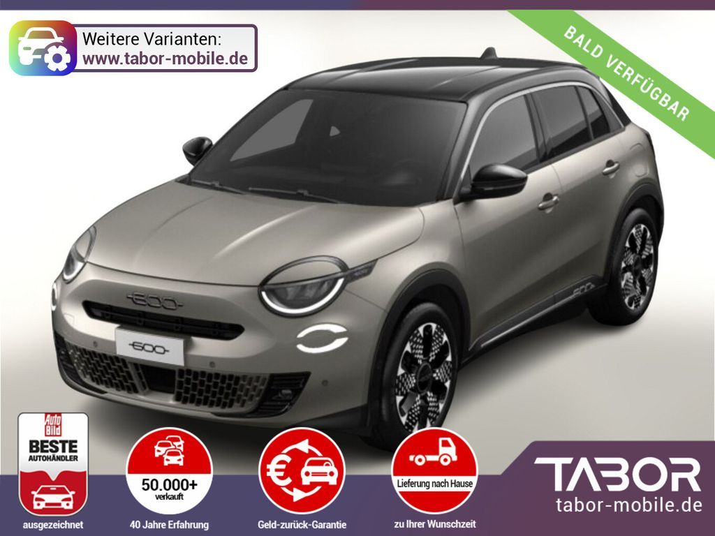 Fiat 600 Hybrid La Prima SHZ eHK ACC Nav Kam 360°PDC Leasing