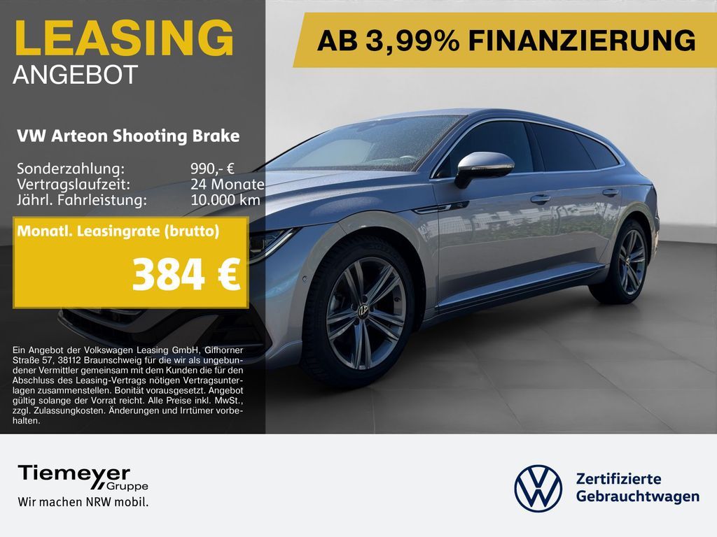 Volkswagen Arteon Shooting Brake 2.0 TDI DSG 4M R-LINE LM20 Leasing
