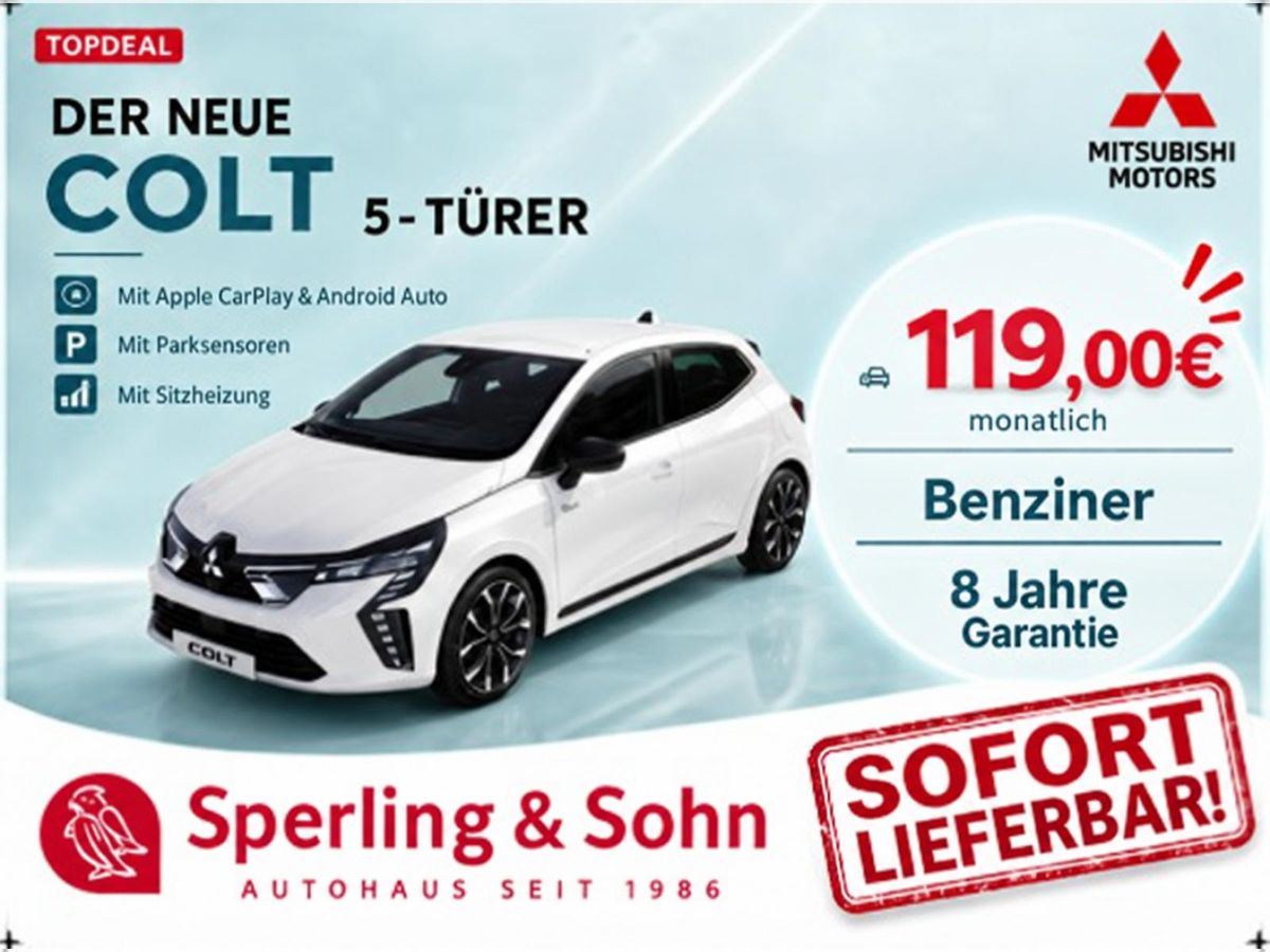 Mitsubishi Colt PLUS 1.0 Turbo 5-Türer ❗