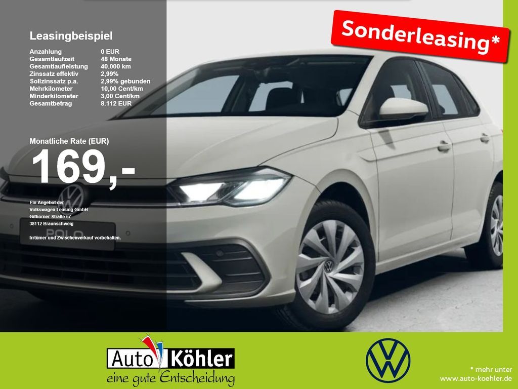 Volkswagen Polo Life 1.0 l CarPlay/Kamera/LED/PDC/Virt.C. Leasing