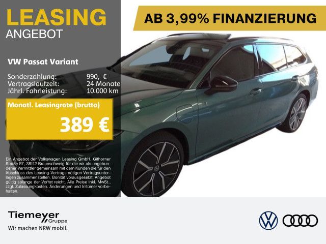 Volkswagen Passat Variant eHybrid R-LINE LM19 LEDER HuD AHK Leasing
