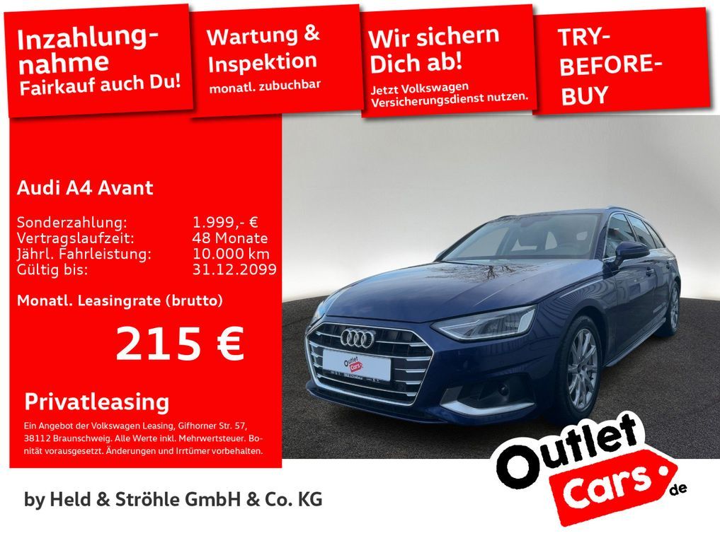 Audi A4 Avant advanced 35 TDI AHK NAVI+ LED PANO SHZ Leasing