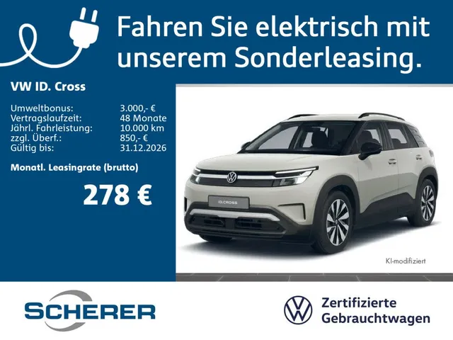 Volkswagen ID.Cross Life "Bestellfahrzeug & Abholung WOB"