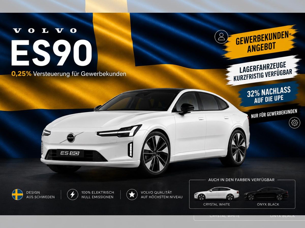 Volvo ES90 ❗Single Extended Plus|0,25% Versteuerung|❗sofort verfügbar Leasing