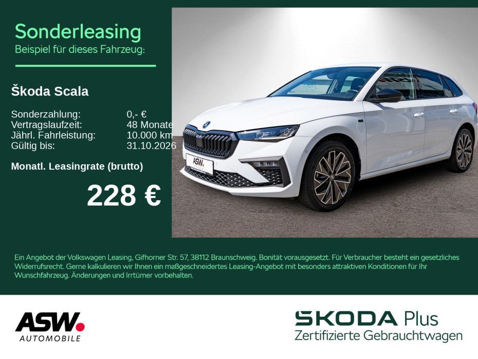 Skoda Scala Tour 1.5TSI 6-Gang LED Navi RFK PDC SHZ Leasing