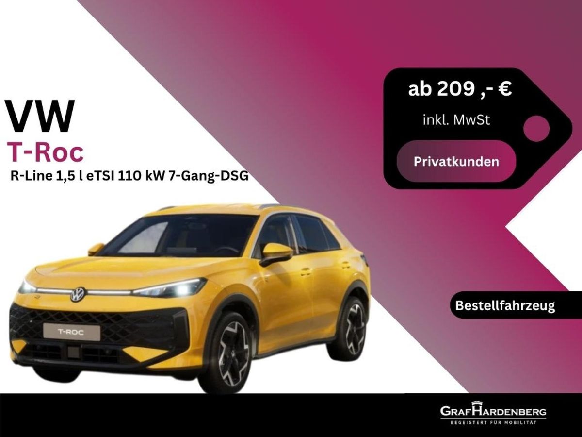 Volkswagen T-Roc R-Line 1.5 l eTSI OPF 7-Gang-DSG Leasing