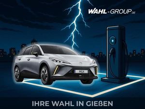 MG MG4 Luxury❗ Long Rɑnge ❗- Medal Silver - 64 kWh 450 km Reichweite Leasing