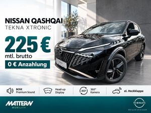 Nissan Qashqai NISSAN Qashqai TEKNA | BOSE | Head-up | 360° | el. Heckklappe | Xtronic | 0 € Anzahlung | 225 €